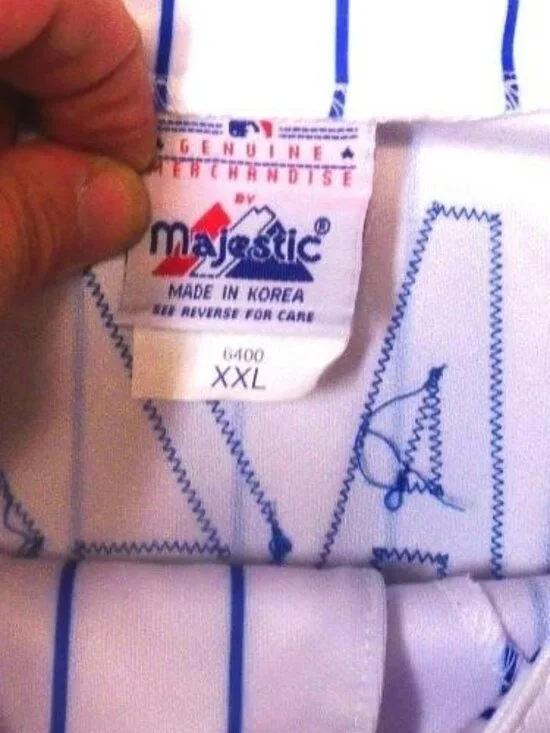 Mike Piazza New York Mets Jersey Majestic SZ XXL (USED) - Picture 3 of 4